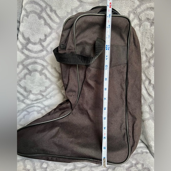 M&F Western Black Nylon Tall Boot Carry Bag – 17” Height with Divider - Picture 5 of 6